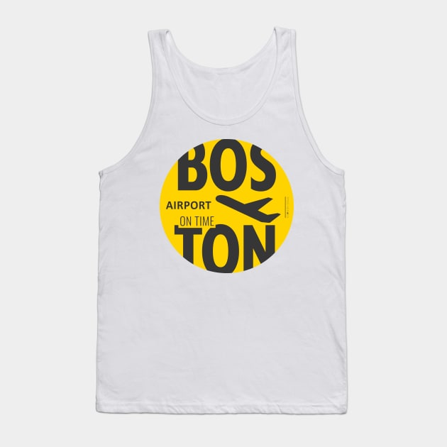 Boston yellow Tank Top by Woohoo